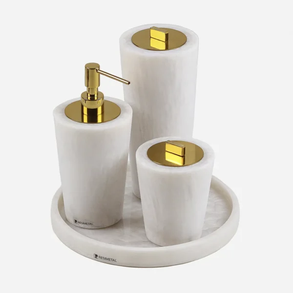 Conjunto Cone 3 peças Gold